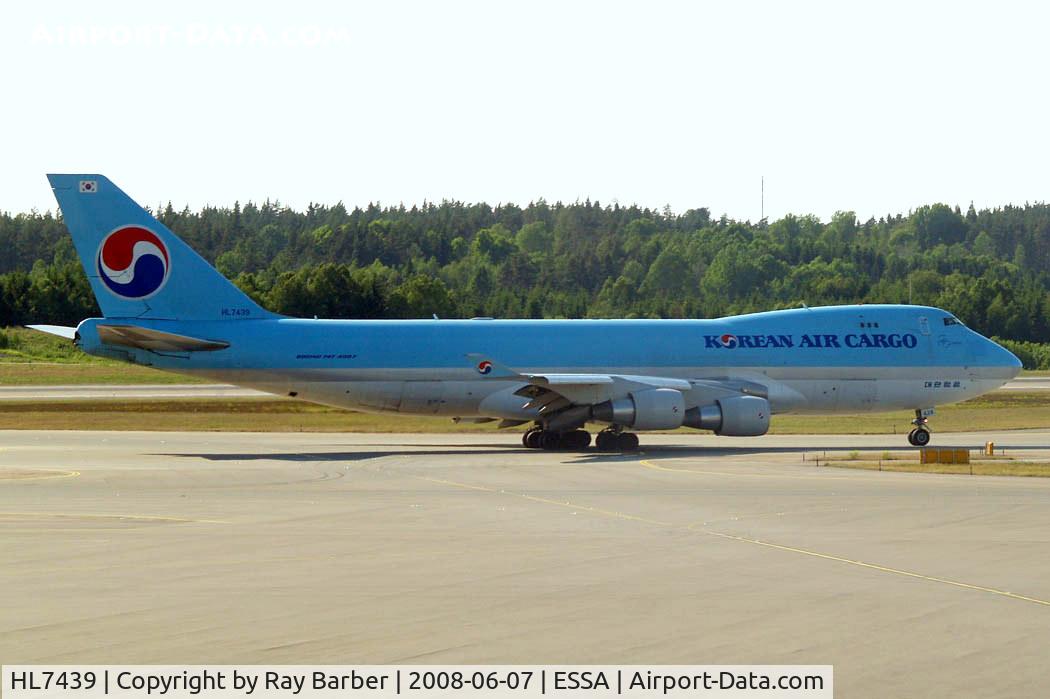 HL7439, 2003 Boeing 747-4B5F/SCD C/N 33516, Boeing 747-4B5ERF [33516] (Korean Air Cargo) Stockholm-Arlanda~SE 07/6/2008