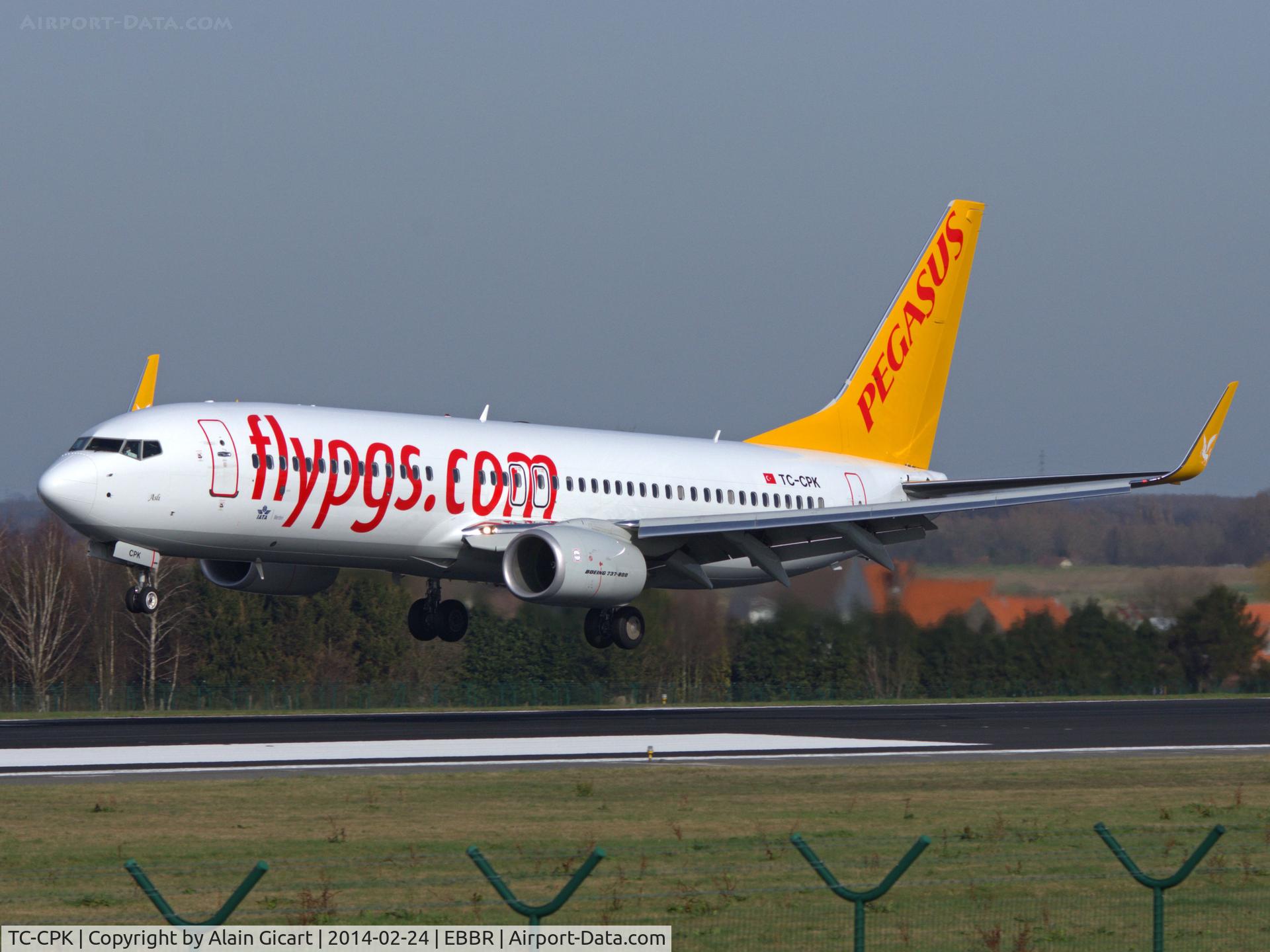 TC-CPK, 2013 Boeing 737-82R C/N 40009, Landing