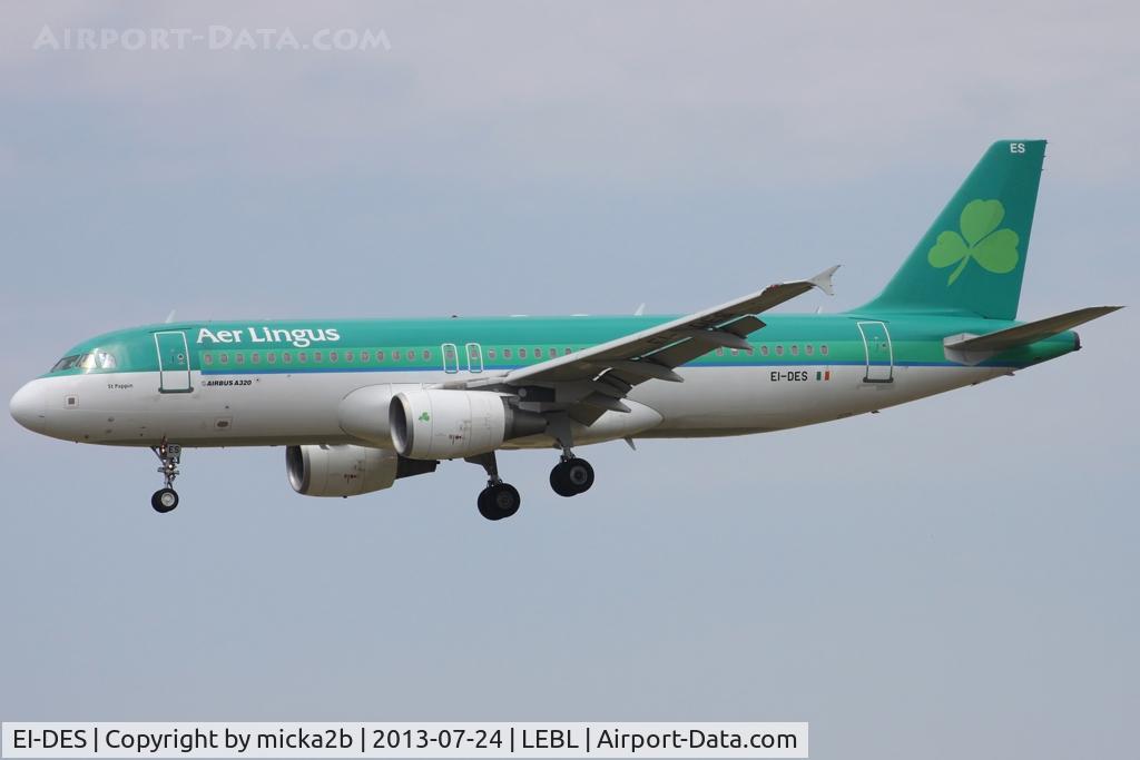 EI-DES, 2005 Airbus A320-214 C/N 2635, Landing