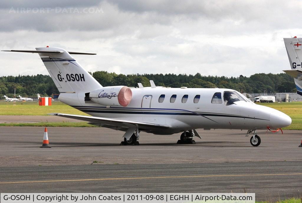 G-OSOH, 1998 Cessna 525 CitationJet C/N 525-0271, At CSE
