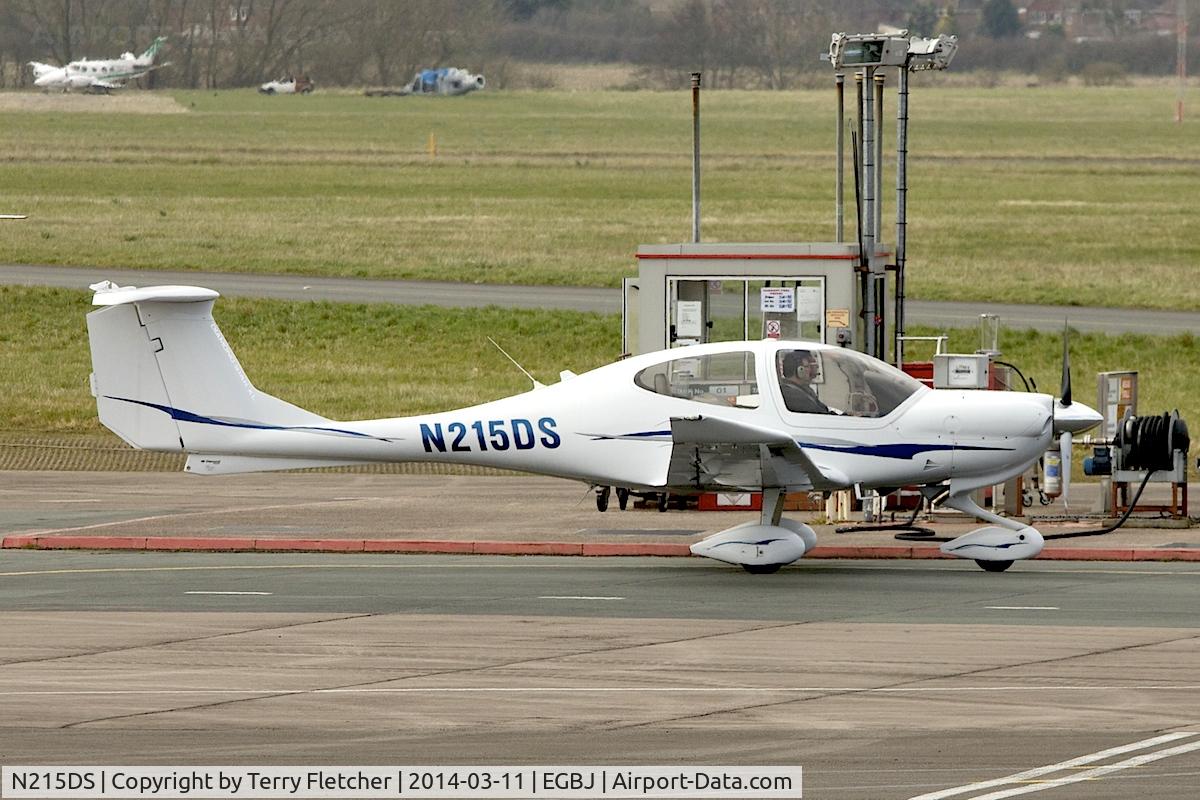 N215DS, 2007 Diamond DA-40 Diamond Star C/N 40.829, 2007 Diamond DA-40, c/n: 40.829 at Staverton Airport in the UK
