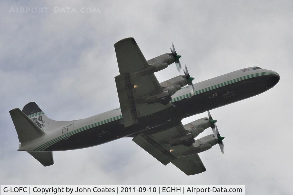 G-LOFC, 1959 Lockheed L-188C(F) Electra C/N 1100, Departing