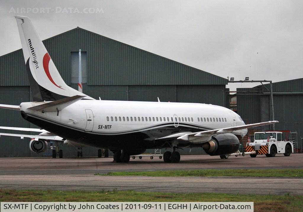 SX-MTF, 1987 Boeing 737-329 C/N 23774, Arrived at European Avn.
