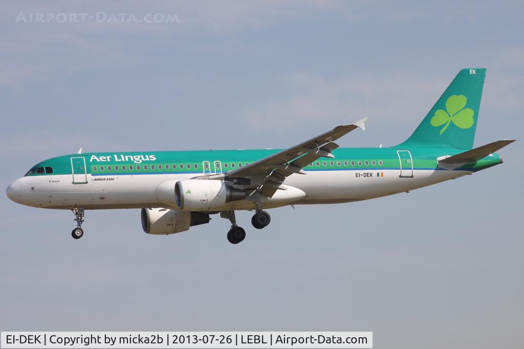 EI-DEK, 2005 Airbus A320-214 C/N 2399, Landing