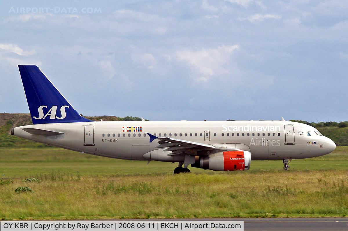OY-KBR, 2007 Airbus A319-132 C/N 3231, Airbus A319-131 [3231] (SAS Scandinavian Airlines) Copenhagen-Kastrup~OY 11/06/2008