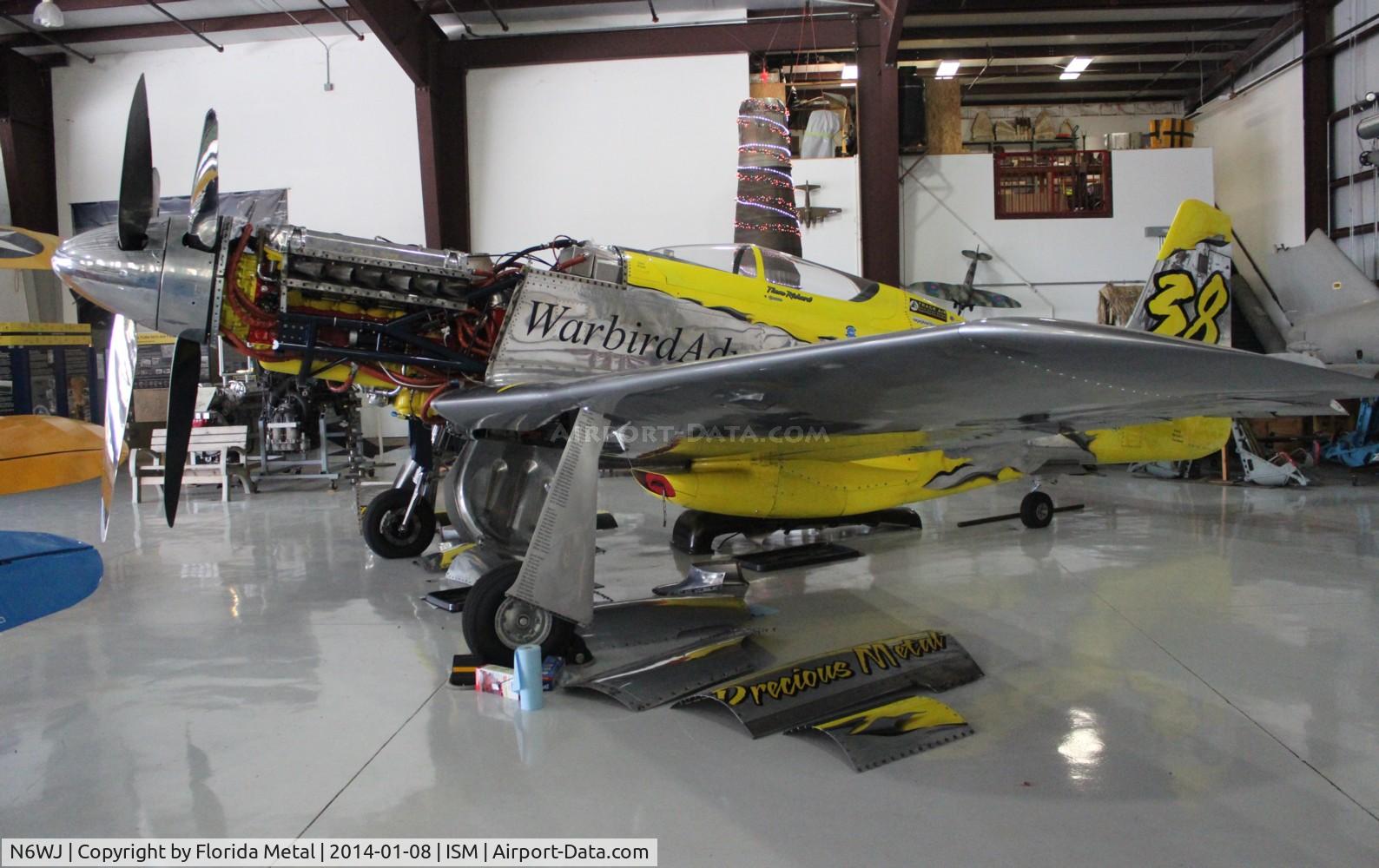 N6WJ, North American P-51 XR C/N 44-88, Precious Metal racing Mustang