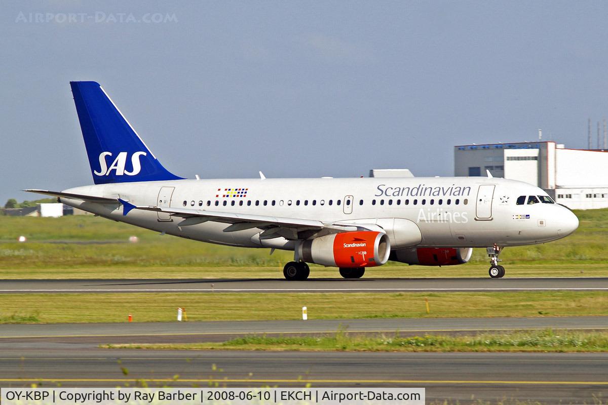 OY-KBP, 2006 Airbus A319-132 C/N 2888, Airbus A319-131 [2888] (SAS Scandinavian Airlines) Copenhagen-Kastrup~OY 10/06/2008