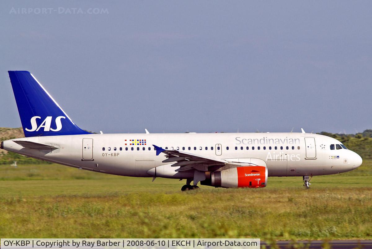 OY-KBP, 2006 Airbus A319-132 C/N 2888, Airbus A319-131 [2888] (SAS Scandinavian Airlines) Copenhagen-Kastrup~OY 10/06/2008