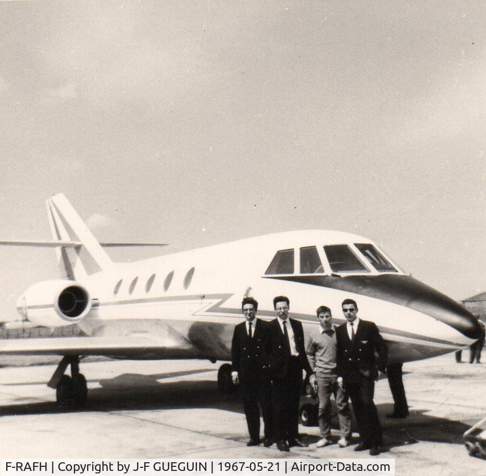 F-RAFH, Dassault Mystère 20C C/N 49, Open day at French Air Force Villacoublay air base on 1967-05-21. First Mystère 20C delivered to GTLA (1966-10-13).