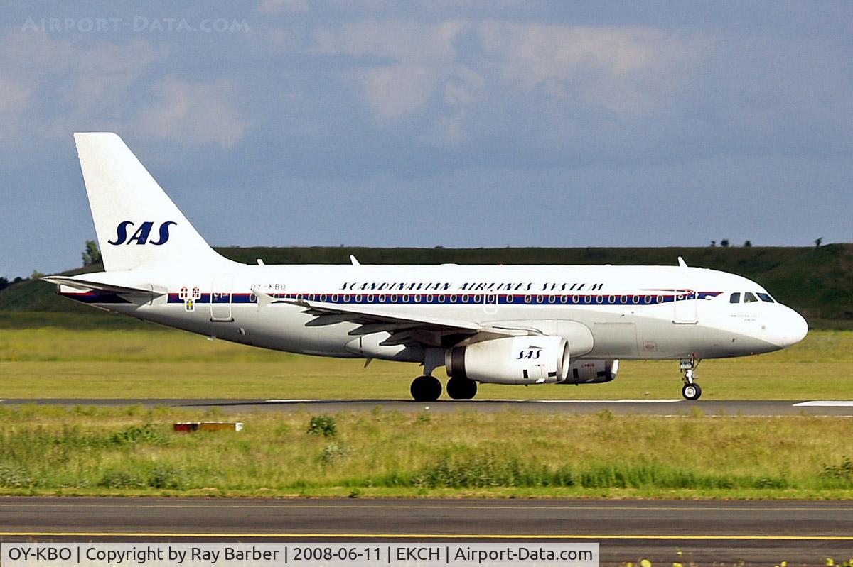 OY-KBO, 2006 Airbus A319-131 C/N 2850, Airbus A319-131 [2850] (SAS Scandinavian Airlines) Copenhagen-Kastrup~OY 11/06/2008