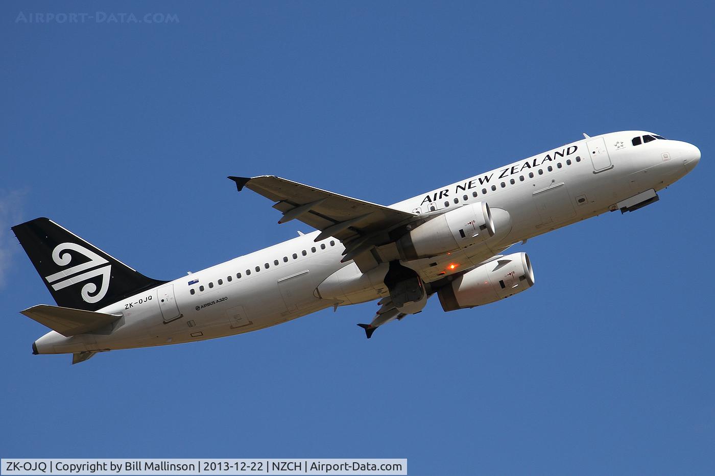 ZK-OJQ, 2011 Airbus A320-232 C/N 4584, up and away from 29