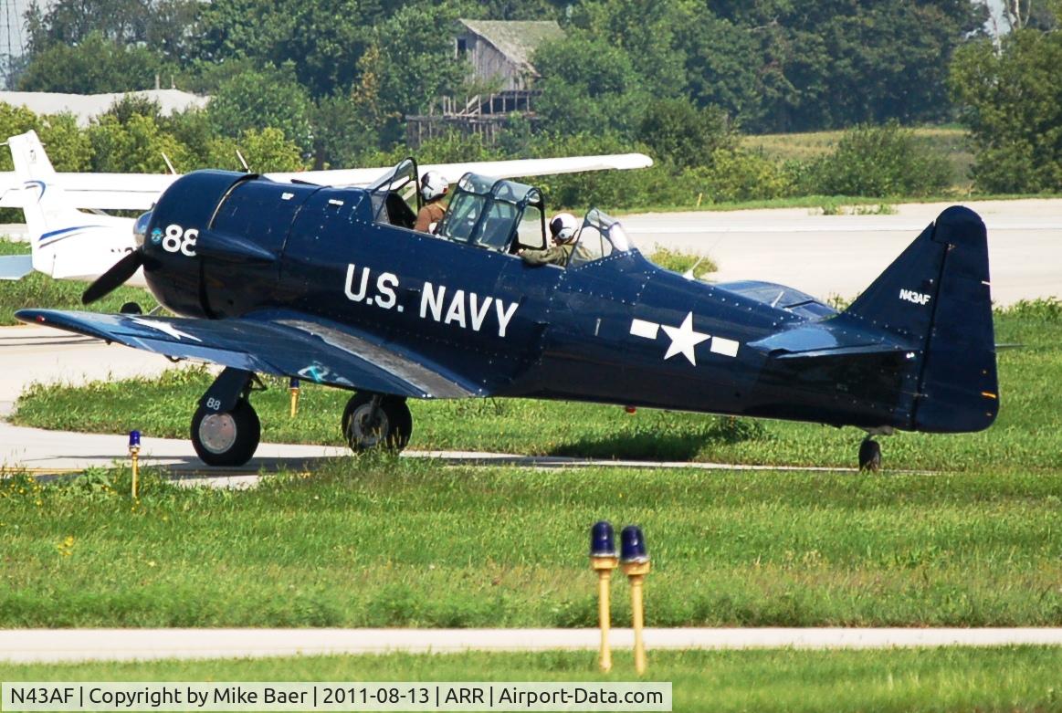 N43AF, 1943 North American SNJ-5 Texan C/N 43667, N43AF @ ARR