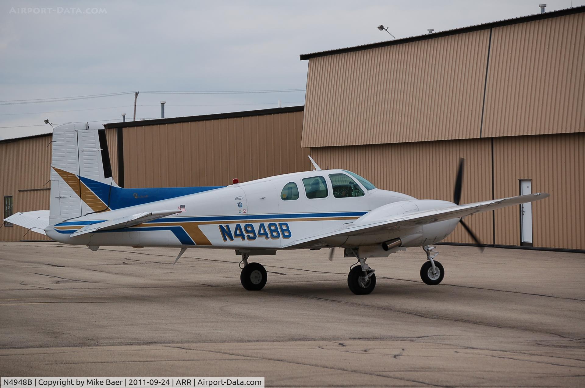 N4948B, 1955 Beech D50 Twin Bonanza C/N DH-4, N4948B @ ARR