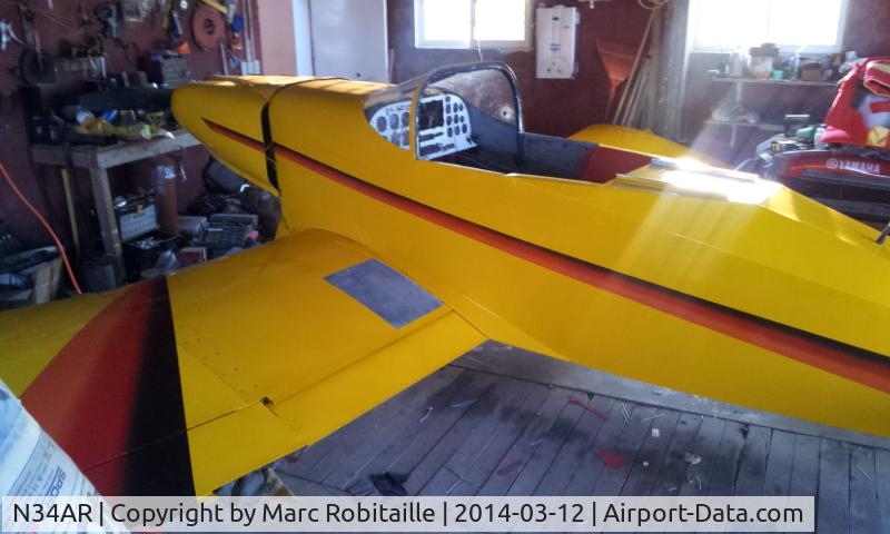 N34AR, 1990 Thorp T-18 Tiger C/N 1209, Getting a new paint job