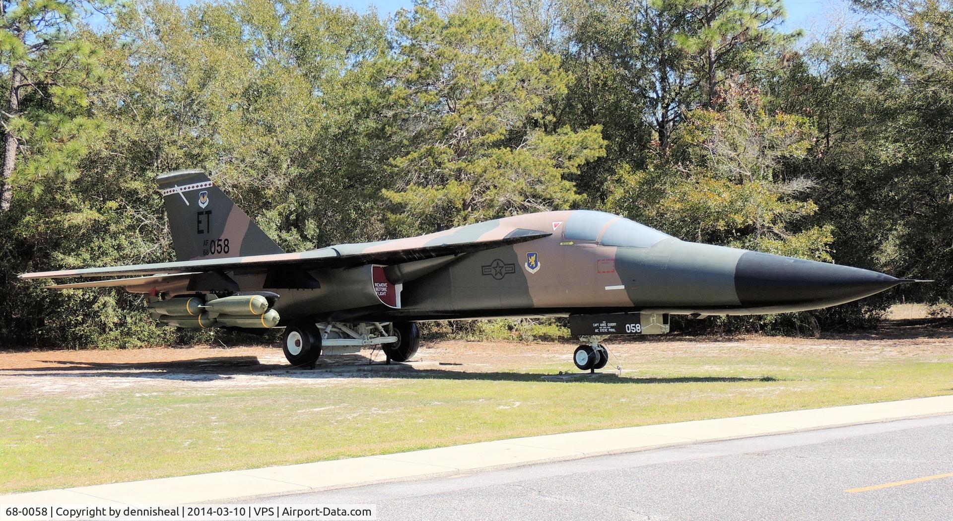 68-0058, 1968 General Dynamics F-111E Aardvark C/N A1-227, 1968 GENERAL DYNAMICS F-111E AARDVARK
