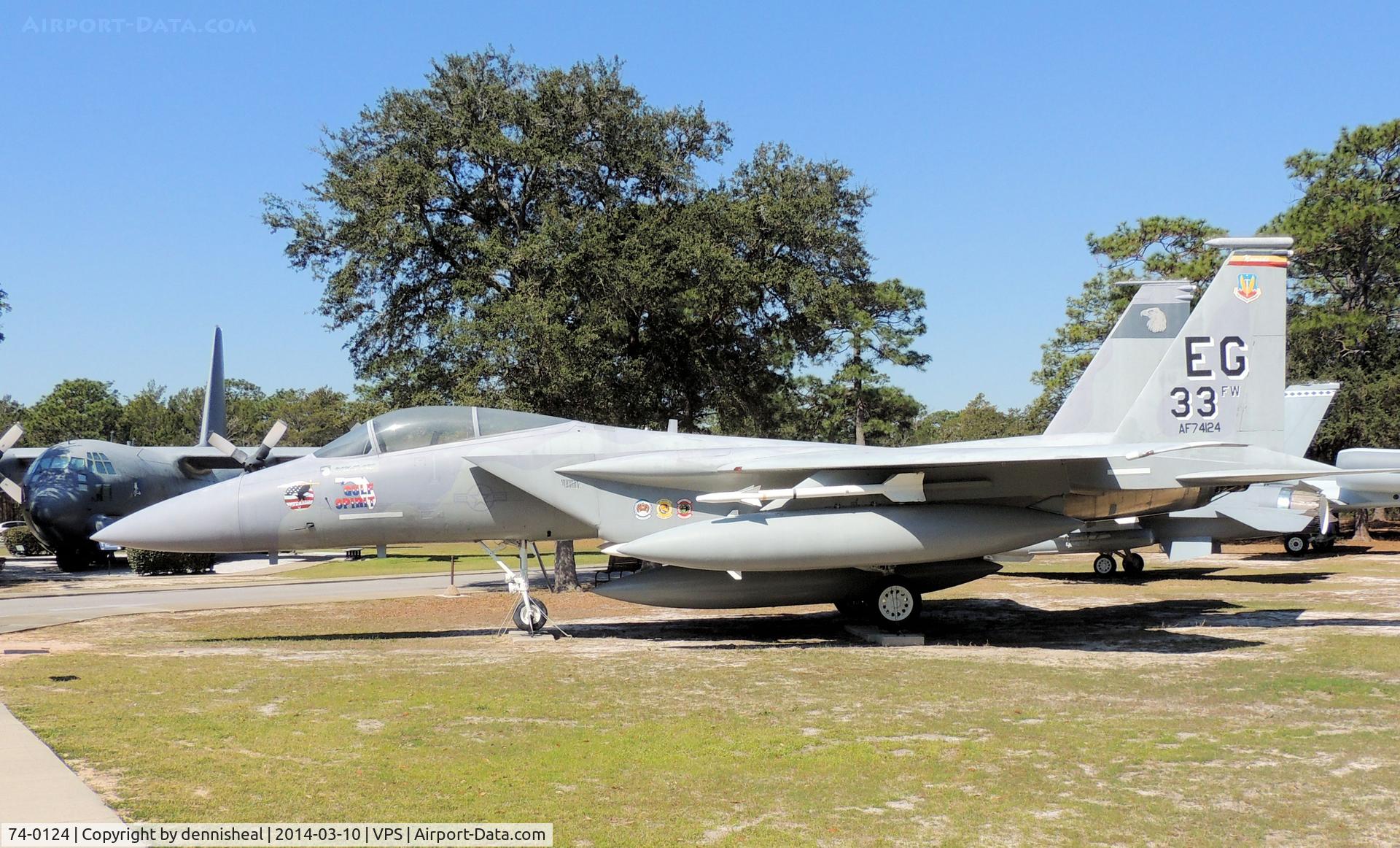 74-0124, McDonnell Douglas F-15A Eagle C/N 0100/A085, MCDONNELL DOUGLAS F-15A-12-MC EAGLE