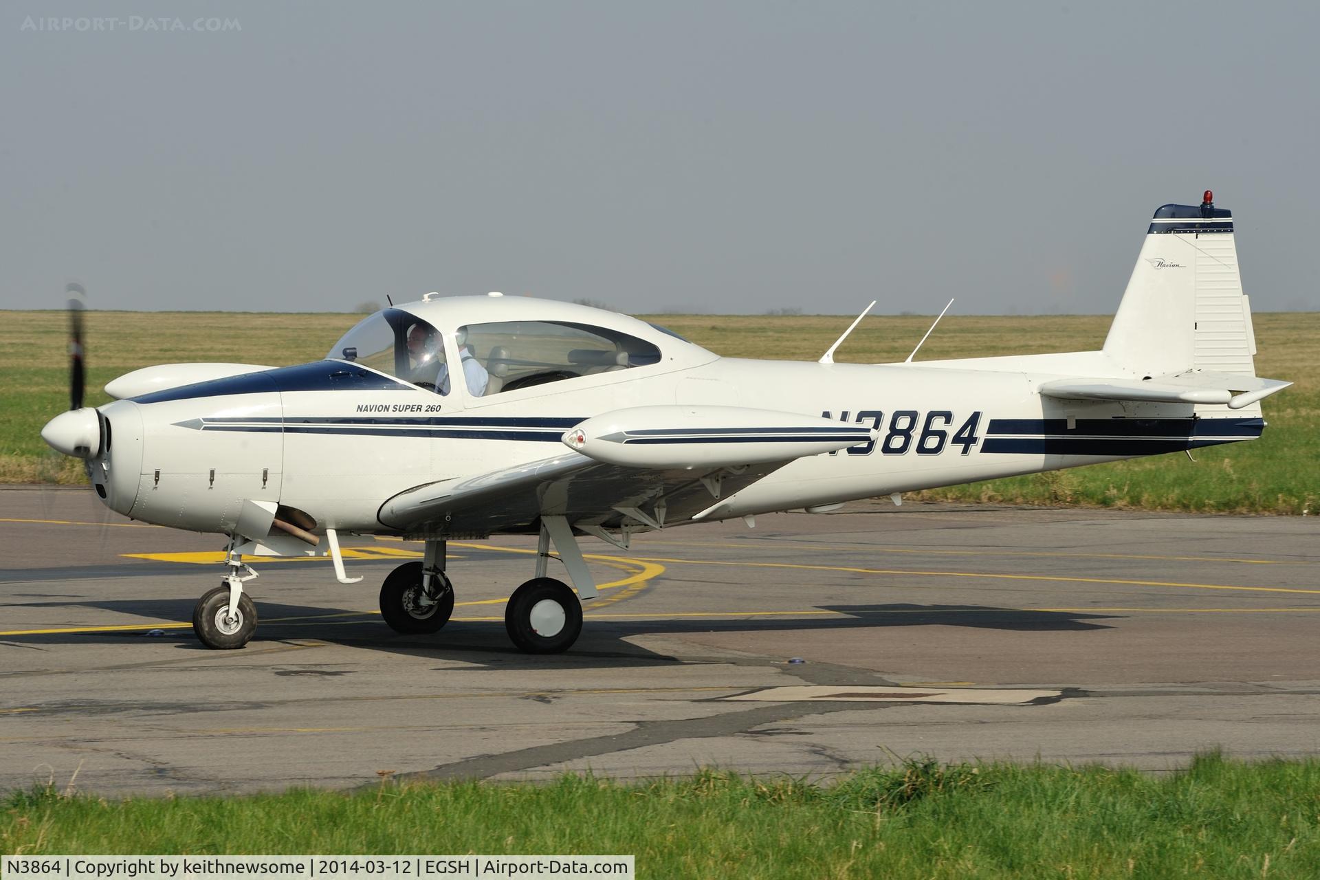 N3864, 1951 Ryan Navion B C/N NAV-4-2285B, Very Nice Visitor !
