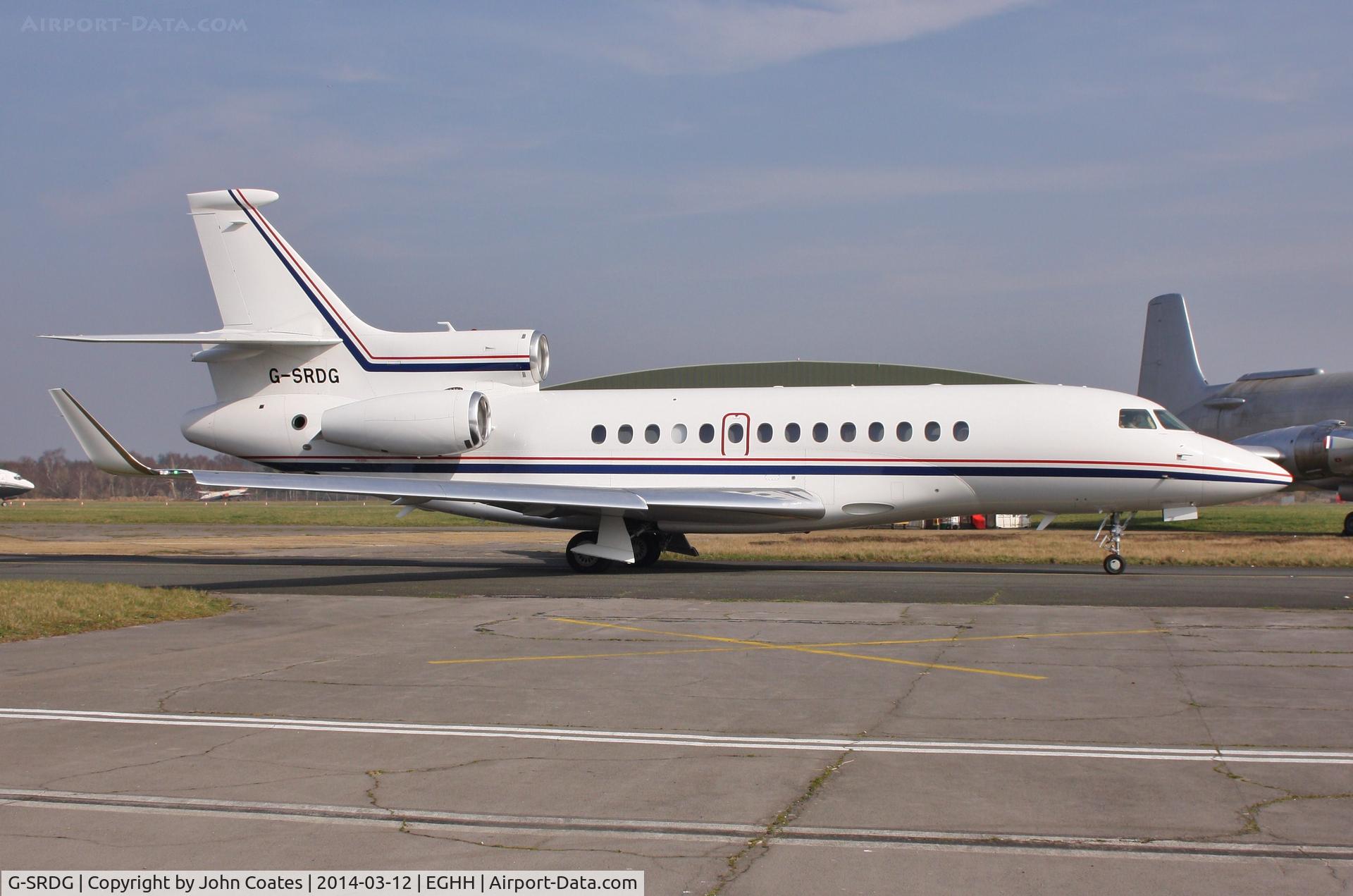 G-SRDG, 2008 Dassault Falcon 7X C/N 36, Departing Jetworks