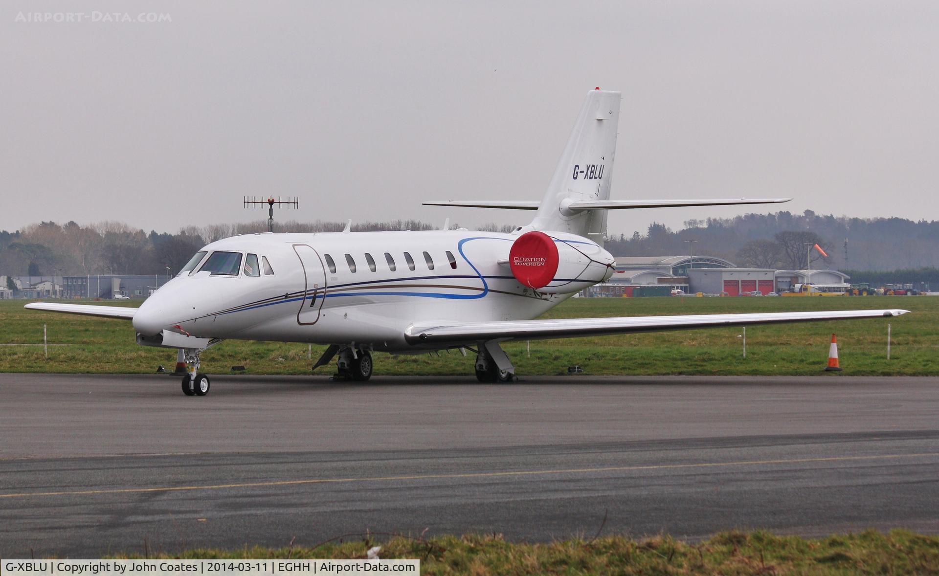 G-XBLU, 2007 Cessna 680 Citation Sovereign C/N 680-0143, At CSE
