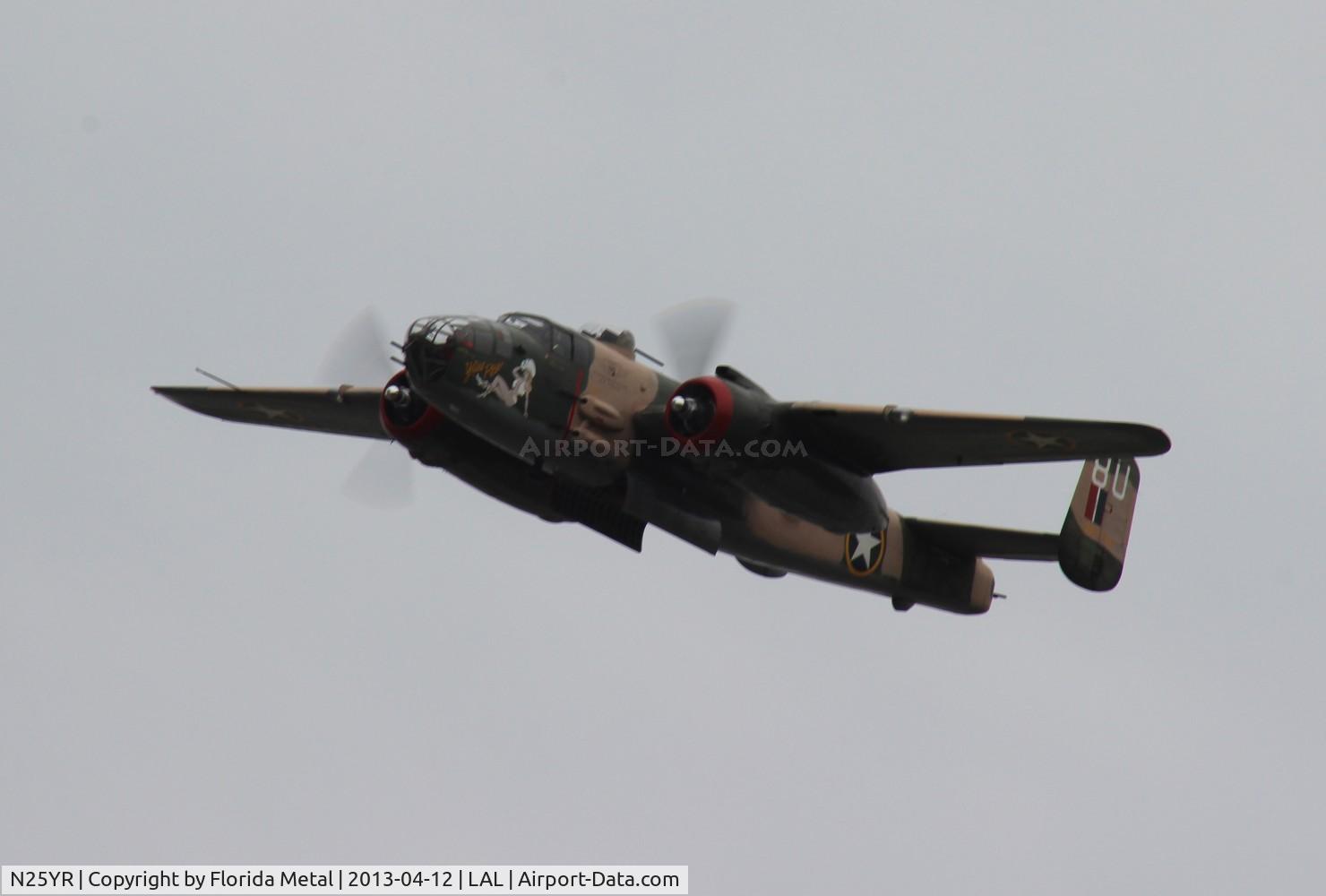 N25YR, 1943 North American TB-25N Mitchell C/N 108-34881, TB-25N Yellow Rose