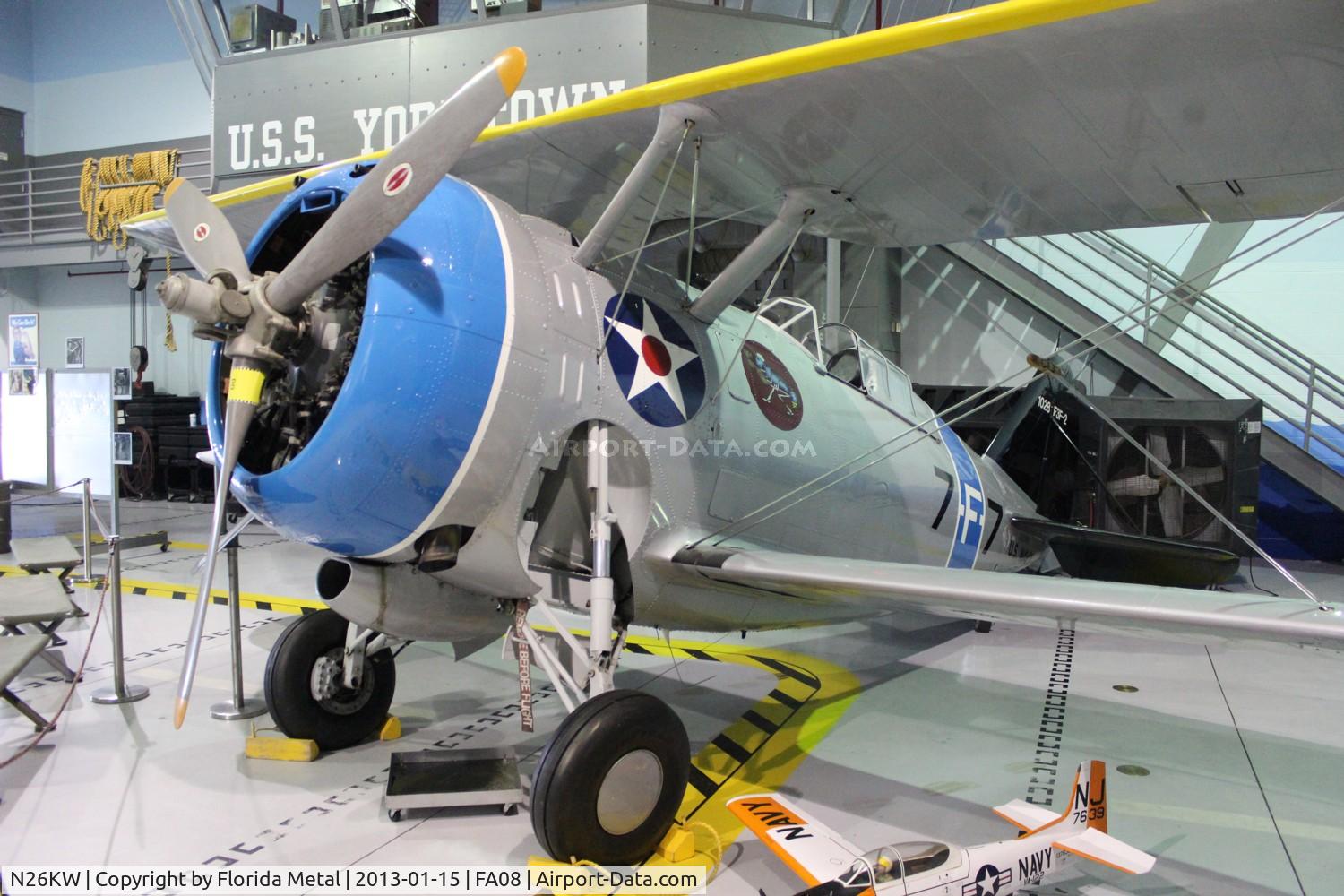 N26KW, 1938 Grumman F3F-2 C/N 1028, Grumman F3F-2