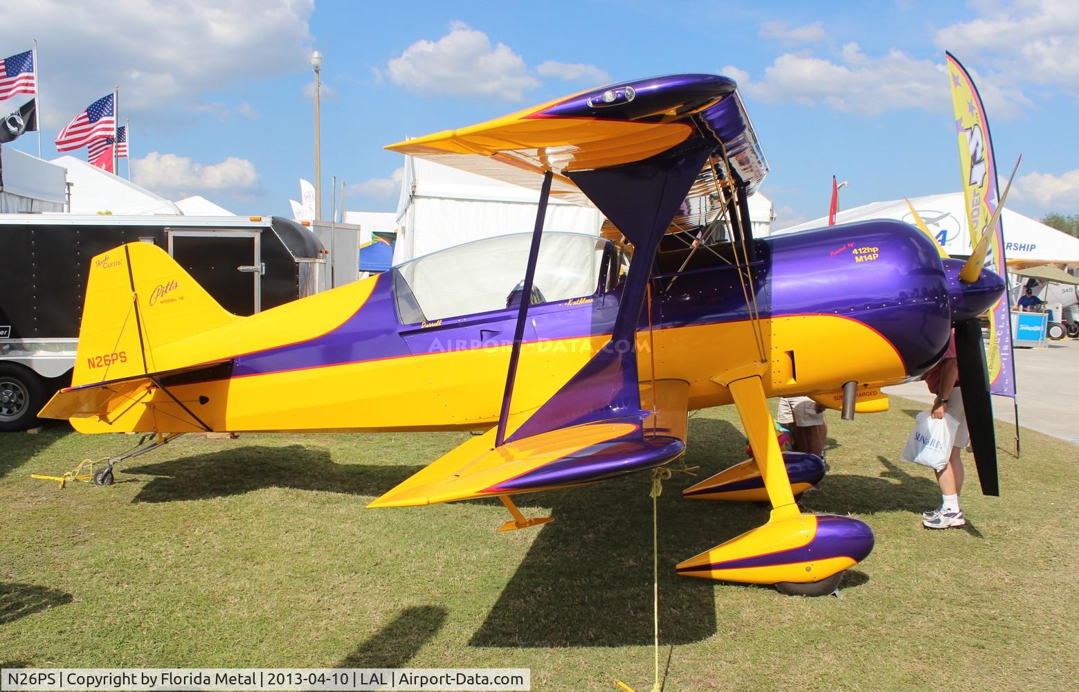 N26PS, Pitts Model 12 C/N 298, Pitts 12