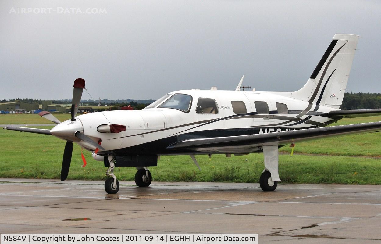 N584V, 2006 Piper PA-46-500TP Malibu Meridian C/N 4697240, At Pilatus Centre