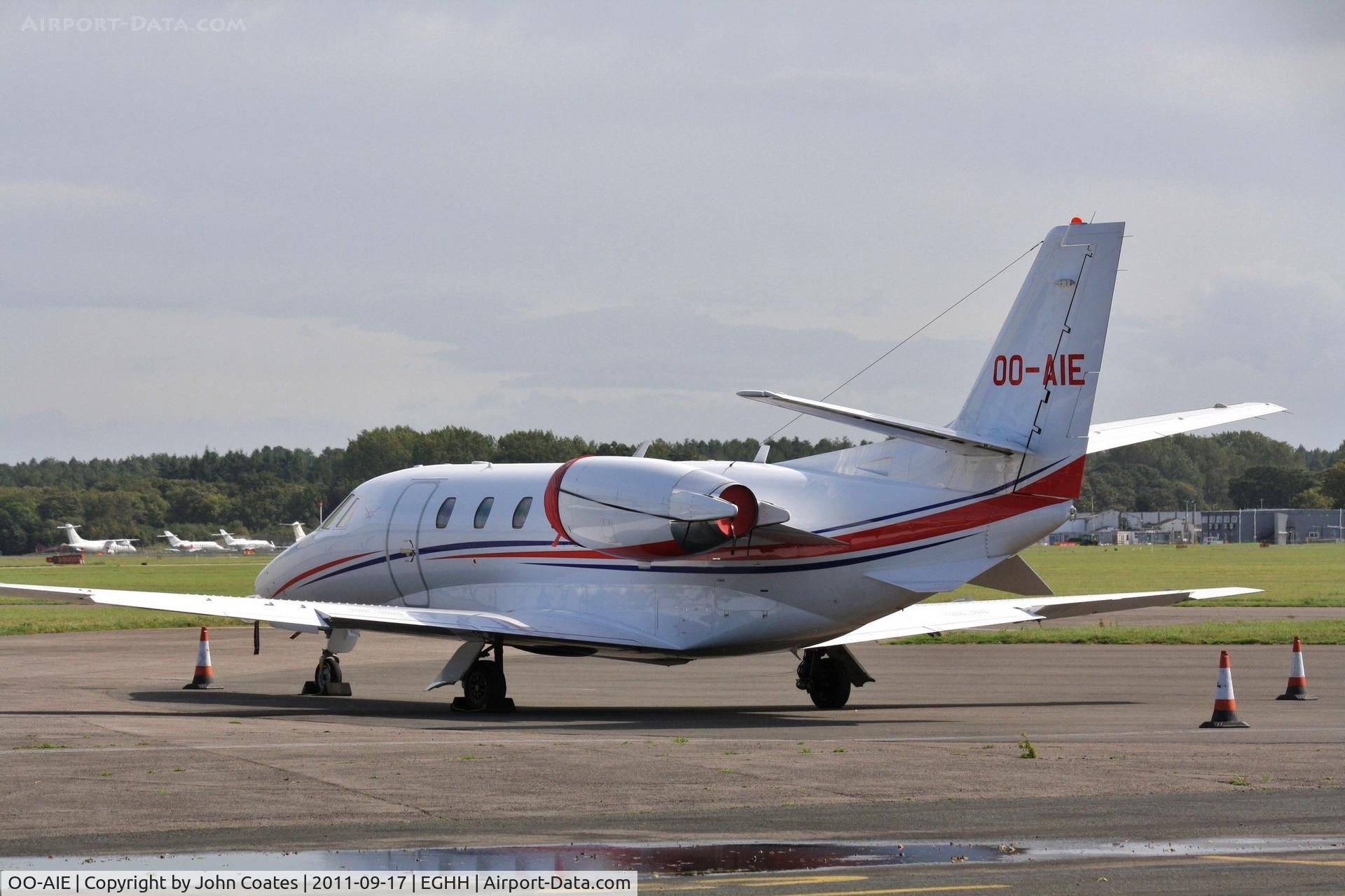 OO-AIE, 2007 Cessna 560XL Citation XLS C/N 560-5733, At CSE
