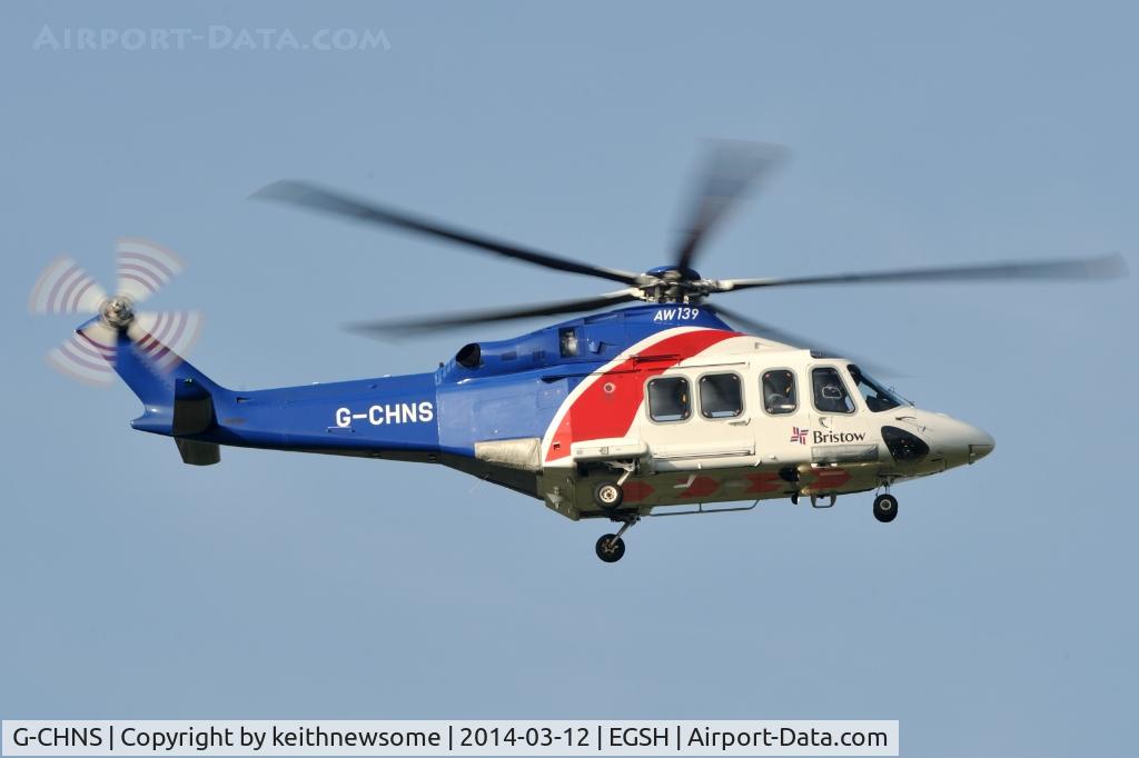G-CHNS, 2012 AgustaWestland AW-139 C/N 31465, Bristow Visitor !