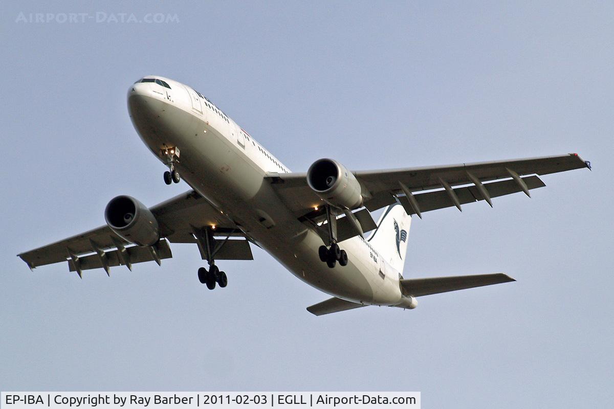 EP-IBA, 1993 Airbus A300B4-605R C/N 723, Airbus A300B4-605R [723] (Iran Air) Home~G 03/02/2011. On approach 27R.