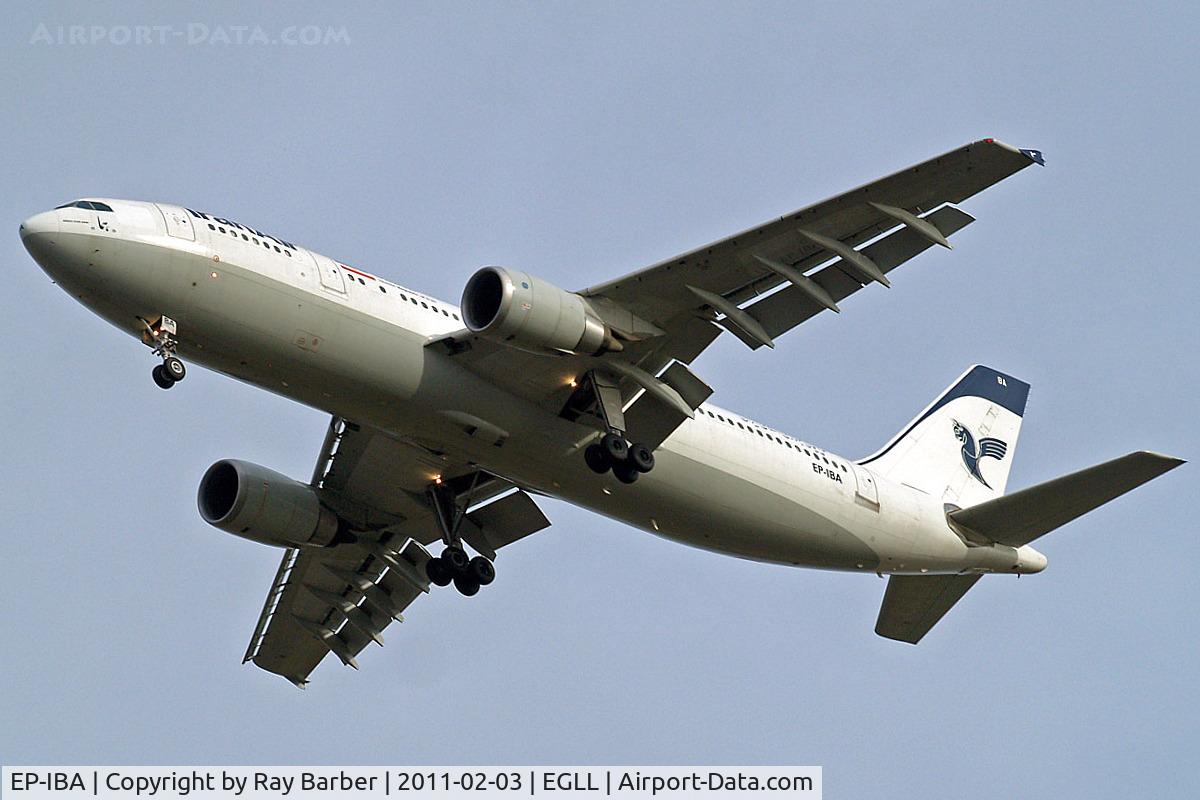 EP-IBA, 1993 Airbus A300B4-605R C/N 723, Airbus A300B4-605R [723] (Iran Air) Home~G 03/02/2011. On approach 27R.