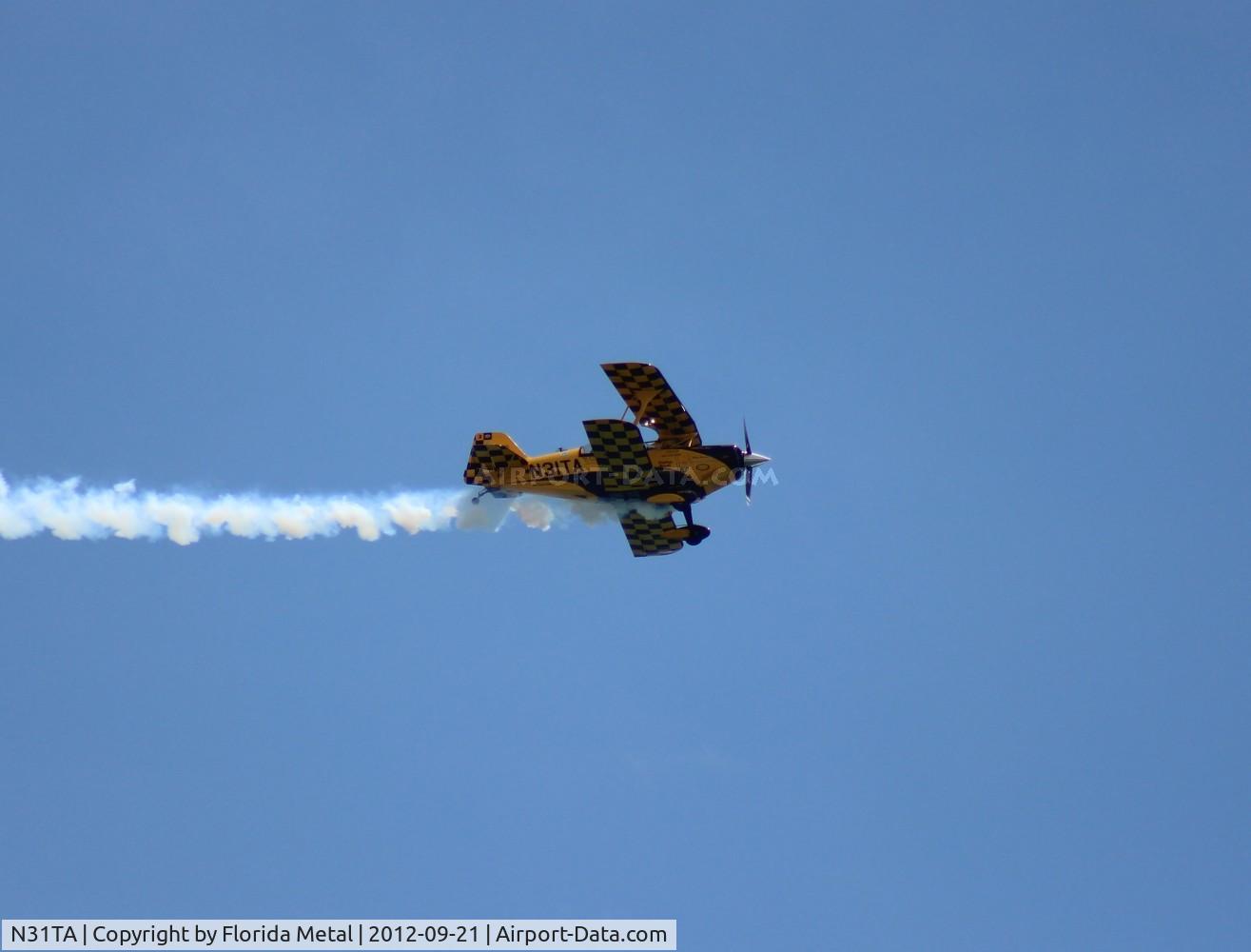 N31TA, 2001 Aviat Pitts S-2C Special C/N 6047, S-2C Special over Daytona Beach