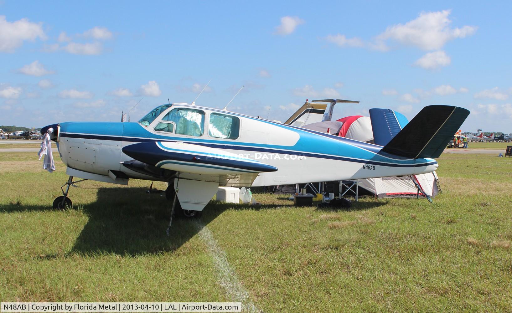 N48AB, 1954 Beech E35 C/N D-3769, Beech E35