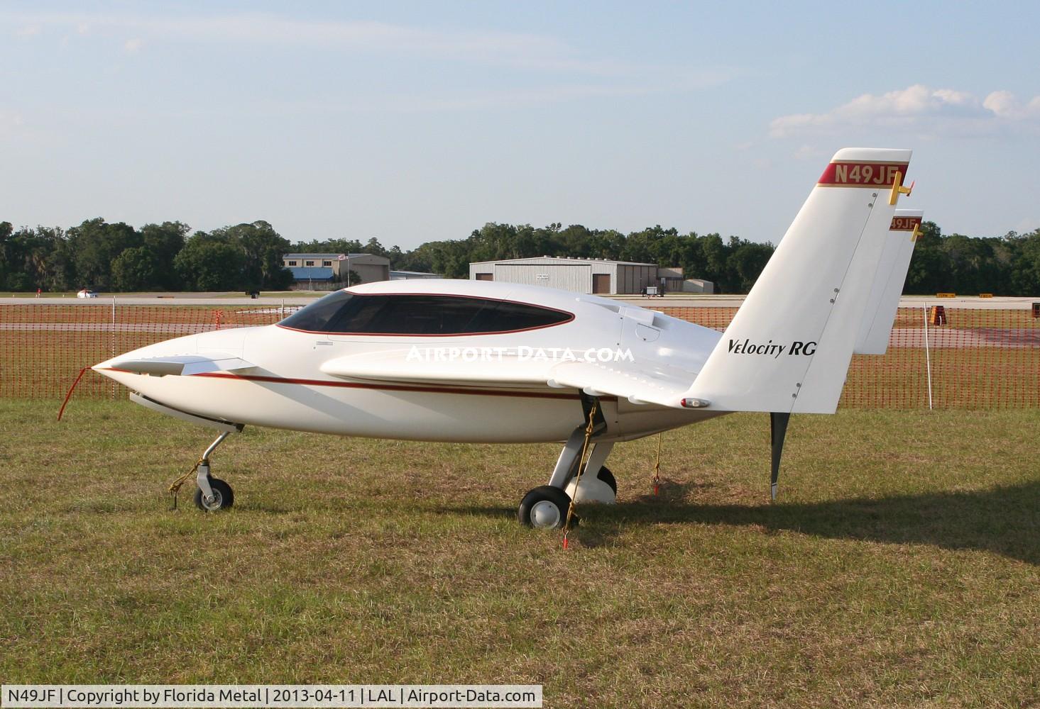 N49JF, 1997 Velocity Velocity RG C/N DMO051, Velocity RG