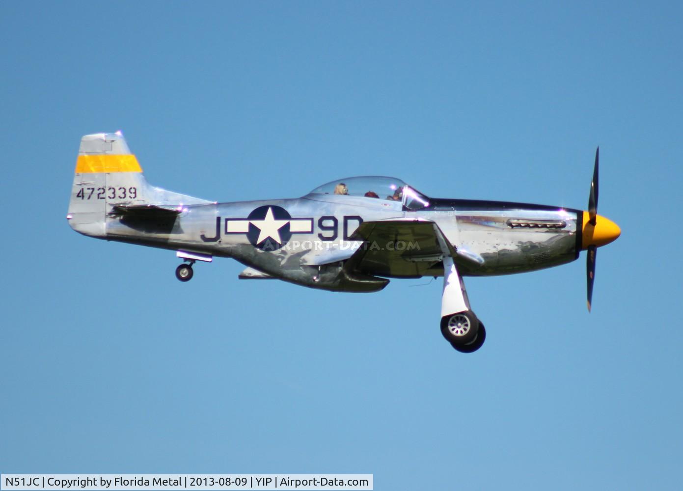 N51JC, 1944 North American P-51D Mustang C/N 122-38798, The Brat III