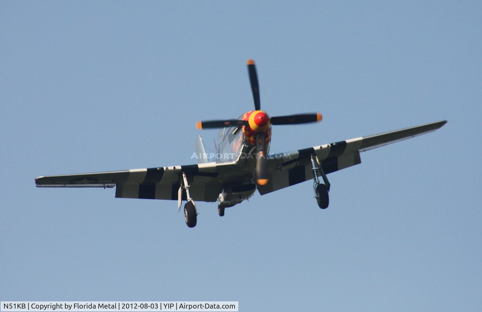 N51KB, 1961 North American F-51D Mustang C/N 44-74009, 