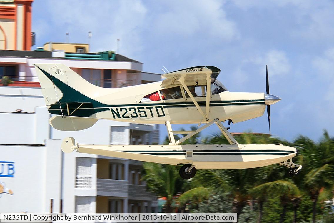 N235TD, 1999 Maule M-7-235B Super Rocket C/N 23053C, N235TD just arrives St. Maarten
