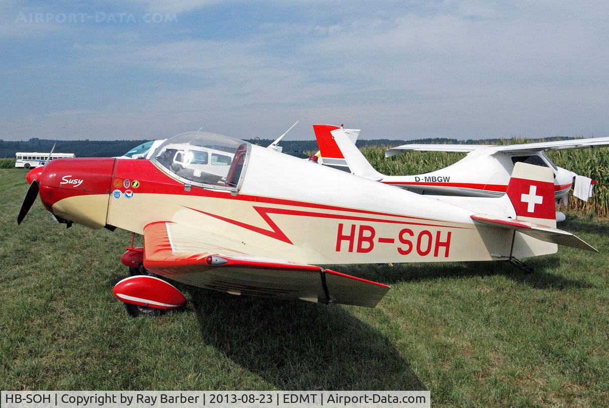 HB-SOH, 1958 Jodel D-11 C/N 489, Jodel D.11 [489] Tannheim~D 23/08/2013
