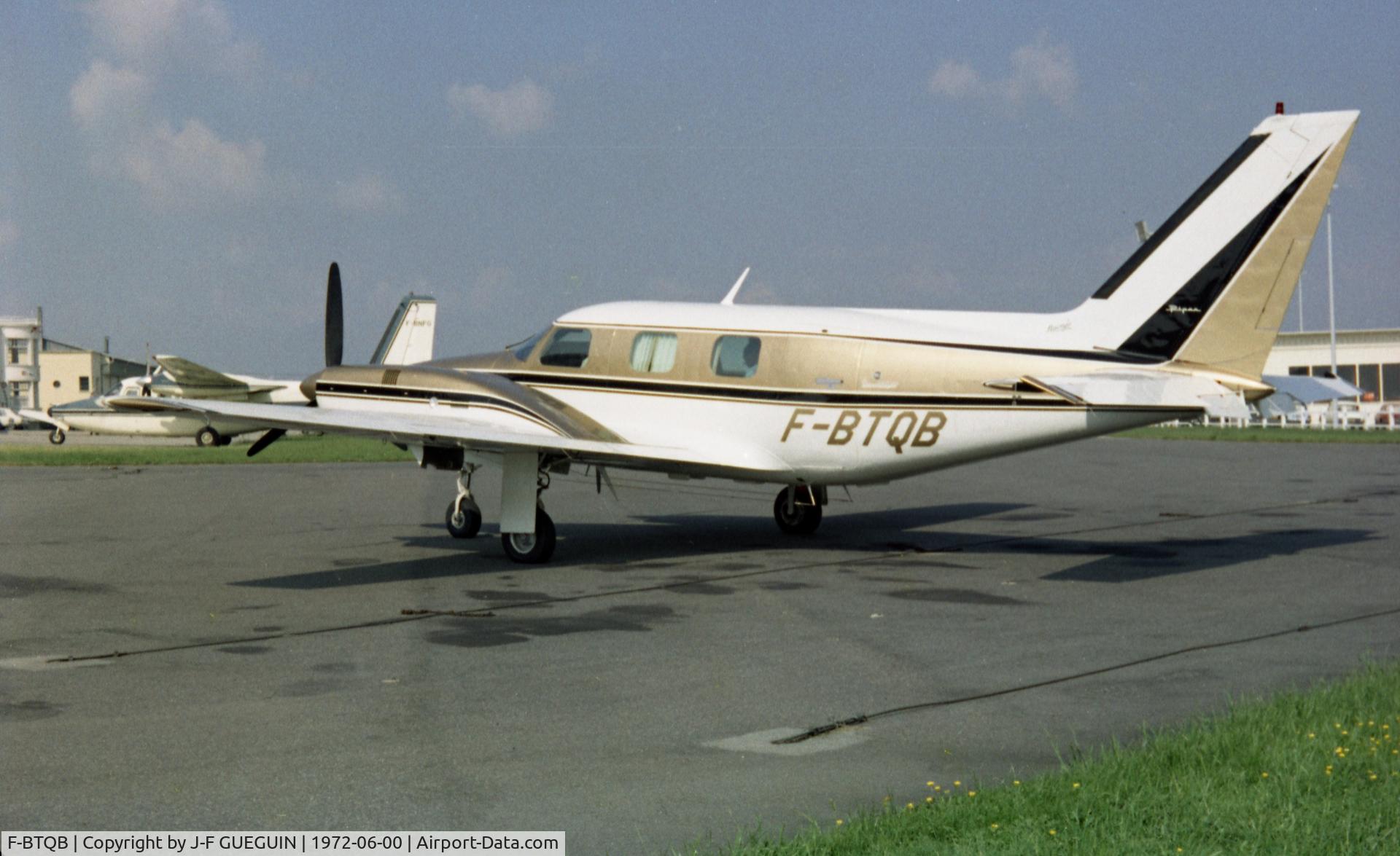 F-BTQB, Piper PA-31P Pressurised Navajo Navajo C/N 31P57, Parked at Paris/Toussus-le-Noble airport.