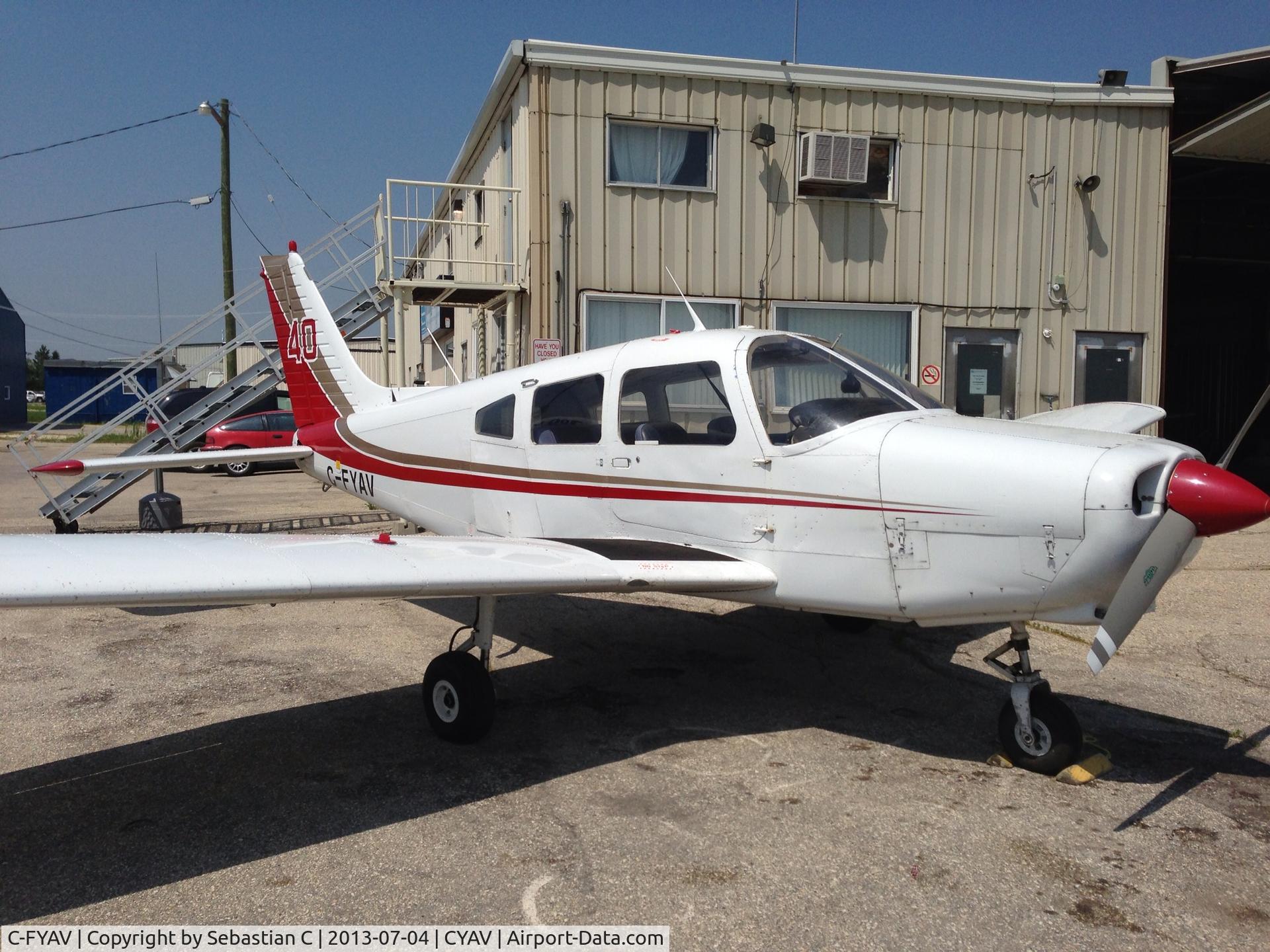 C-FYAV, 1977 Piper PA-28-161 Warrior C/N 28-7816162, The plane I am learning to fly on