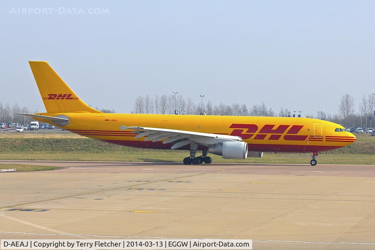 D-AEAJ, 1992 Airbus A300B4-622R(F) C/N 641, DHL 1992 Airbus A300B4-622R(F), c/n: 641 at Luton