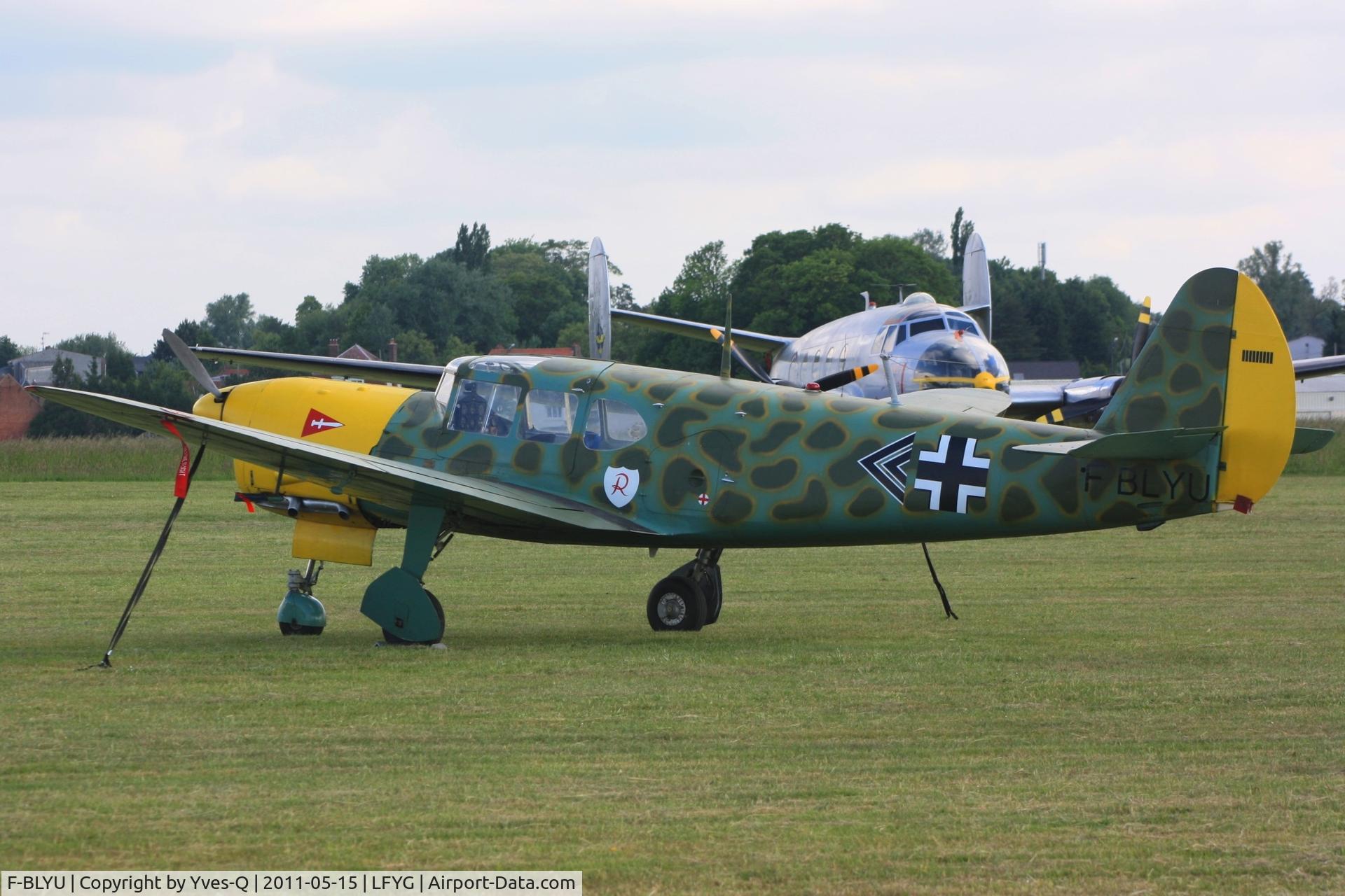 F-BLYU, Nord 1101 Noralpha C/N 18, Nord 1101 Noralpha, Cambrai-Niergnies Airfield (LFYG) open day Tiger Meet 2011