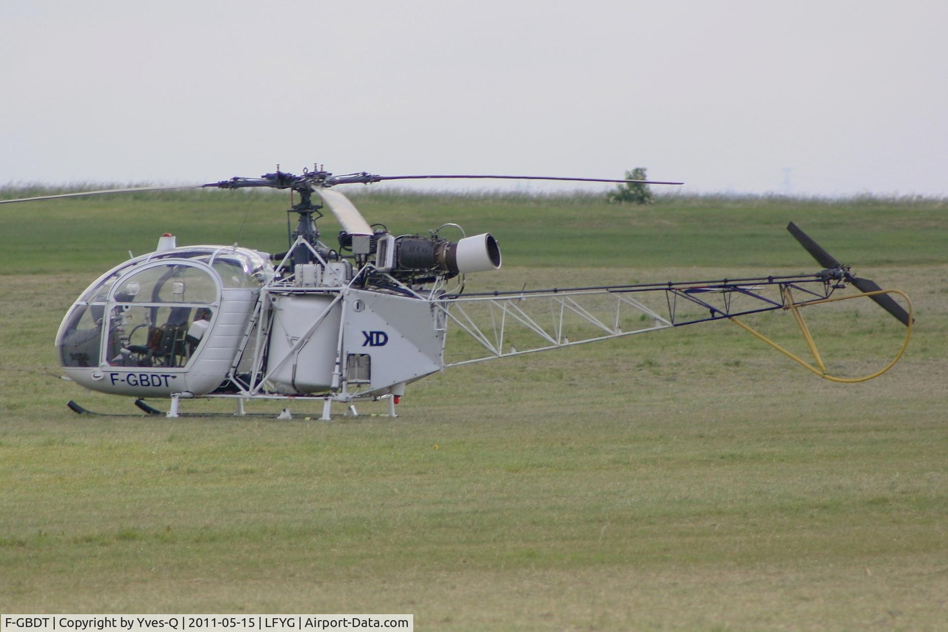 F-GBDT, Sud SE-313B Alouette II C/N 1744, Sud SE-313B Alouette II, Cambrai-Niergnies Airfield (LFYG) open day Tiger Meet 2011