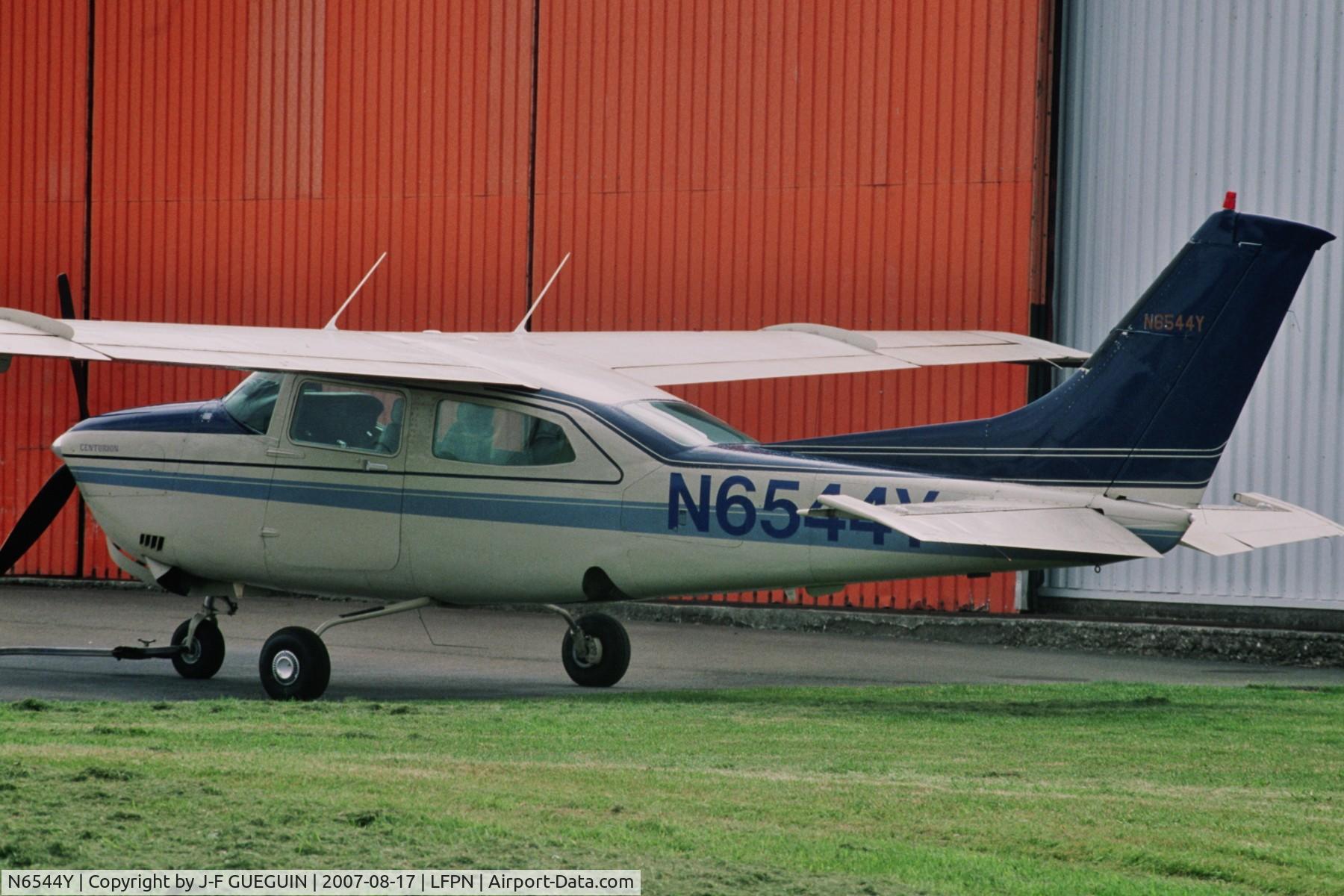 N6544Y, 1981 Cessna T210N Turbo Centurion C/N 21064429, Parked at Paris/Toussus-le-Noble airport.