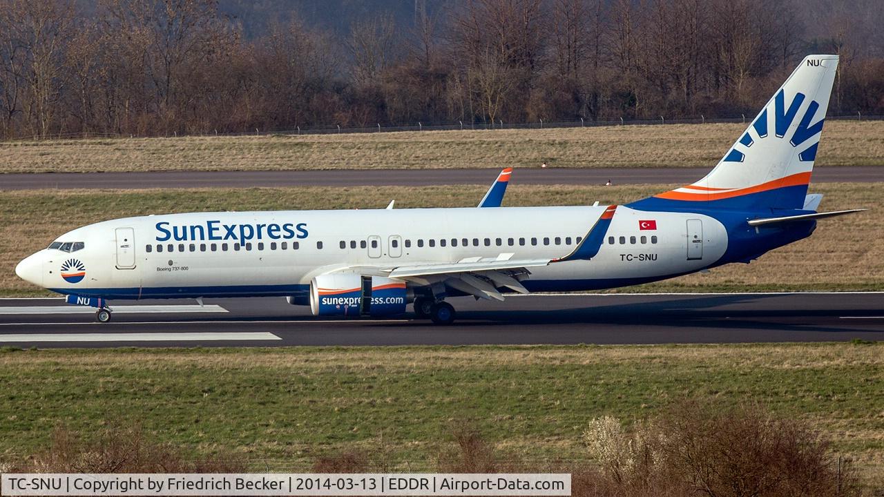 TC-SNU, 2010 Boeing 737-8HC C/N 40756, arrival from Antalya