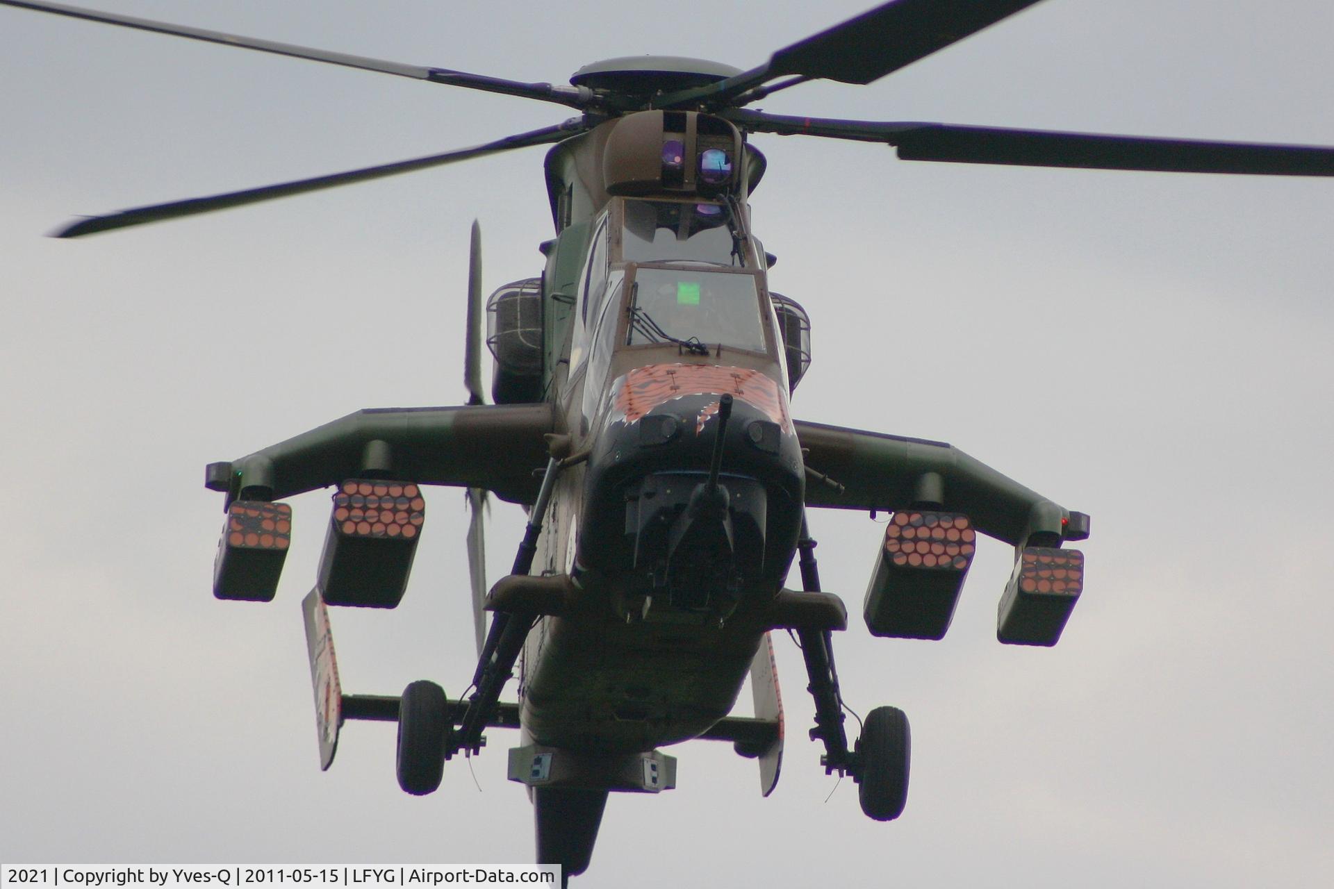 2021, Eurocopter EC-665 Tigre HAP C/N 2021, Eurocopter EC-665 Tigre HAP, Cambrai-Niergnies Airfield (LFYG) open day Tiger Meet 2011