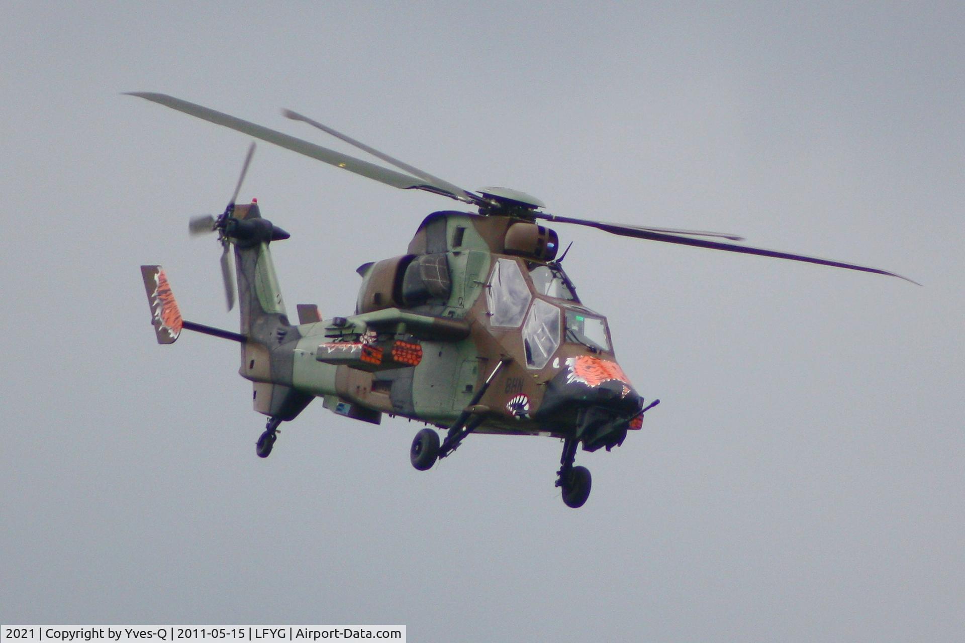 2021, Eurocopter EC-665 Tigre HAP C/N 2021, Eurocopter EC-665 Tigre HAP, Cambrai-Niergnies Airfield (LFYG) open day Tiger Meet 2011