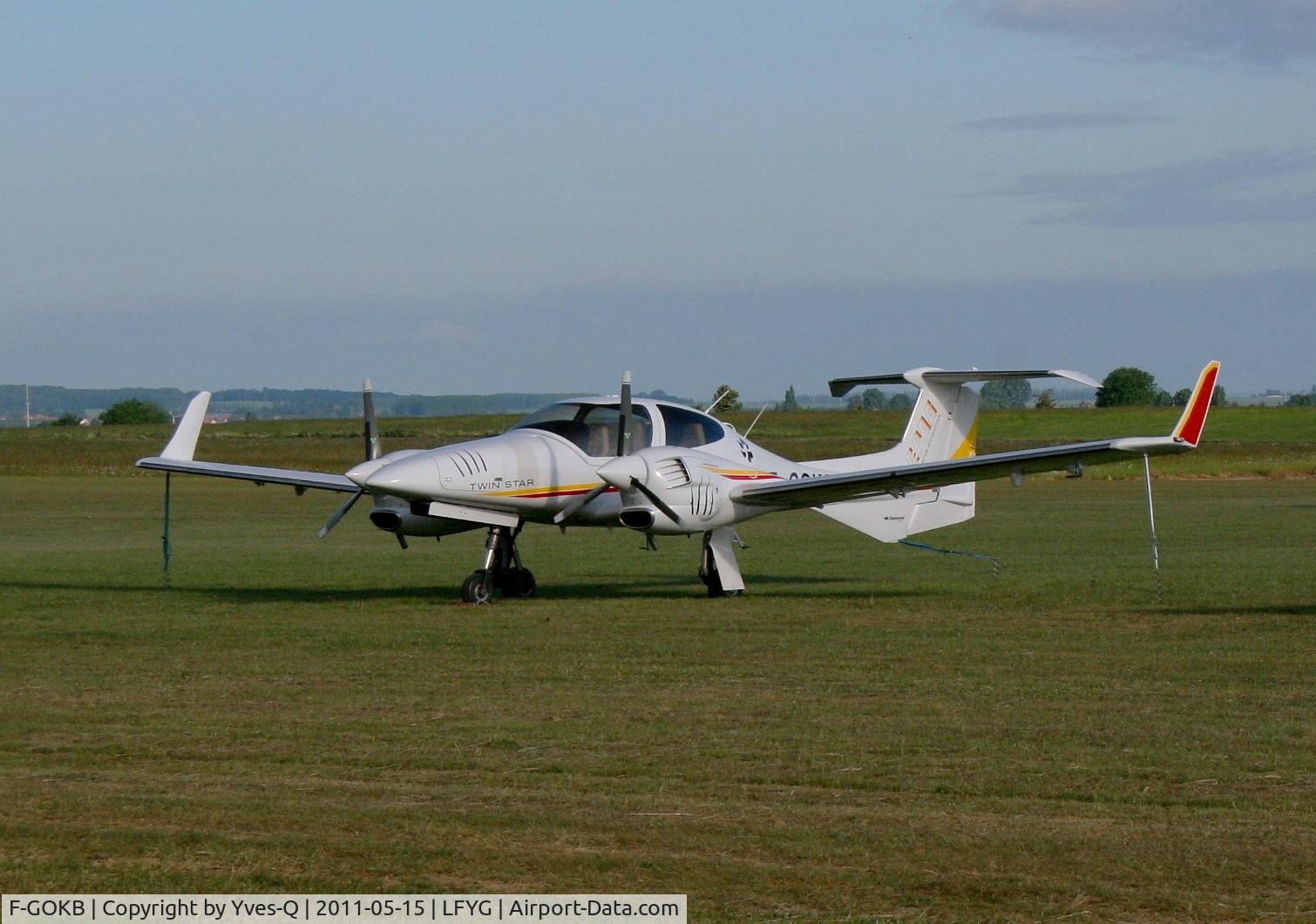 F-GOKB, 2006 Diamond DA-42 Twin Star C/N 42.074, Diamond DA-42 Twin Star, Cambrai-Niergnies Airfield (LFYG) open day Tiger Meet 2011