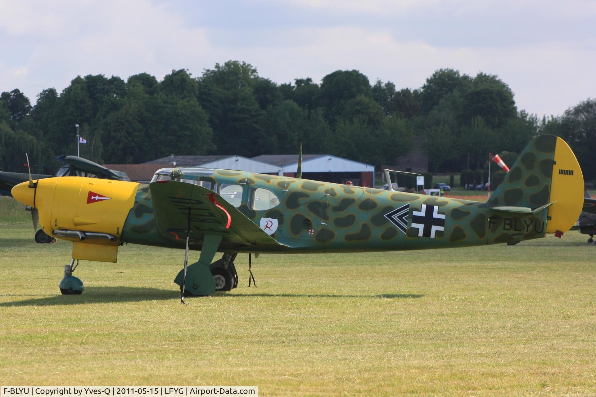 F-BLYU, Nord 1101 Noralpha C/N 18, Nord 1101 Noralpha, Cambrai-Niergnies Airfield (LFYG) open day Tiger Meet 2011