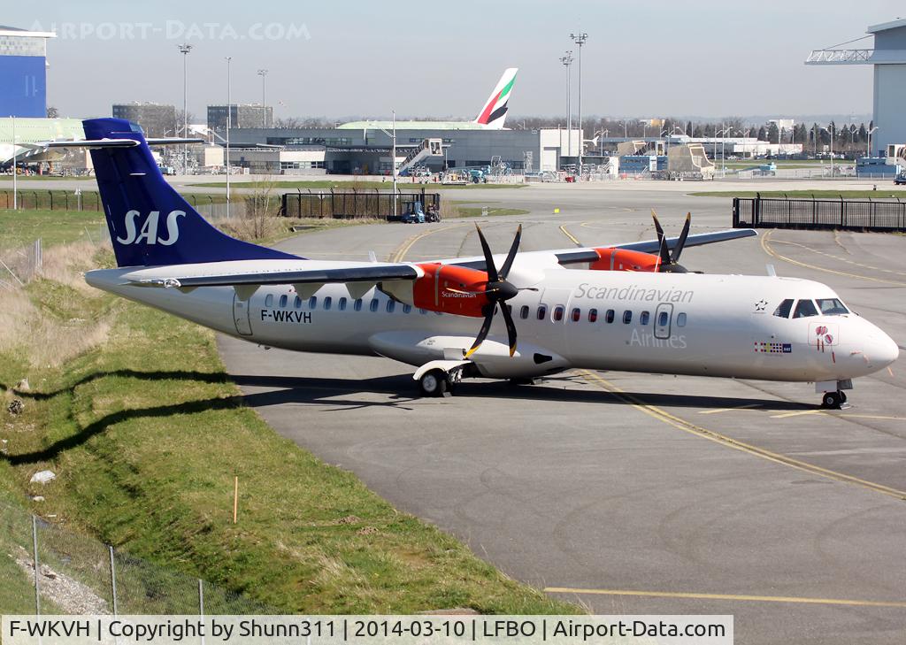 F-WKVH, 2013 ATR 72-600 (72-212A) C/N 1120, C/n 1120 - Ex. Links Air ntu and now used by Jettime in SAS c/s. To be OY-JZC